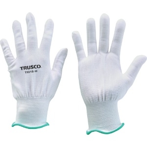 TRUSCO 超薄手 ノンコートインナー手袋 18ゲージ M 超薄手 ノンコートインナー手袋 18ゲージ M TIG18-M