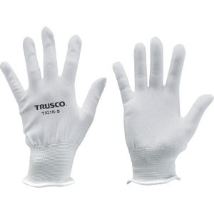 TRUSCO 超薄手 ノンコートインナー手袋 18ゲージ S 超薄手 ノンコートインナー手袋 18ゲージ S TIG18-S