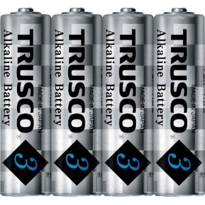 TRUSCO アルカリ乾電池 単3 (4本入) アルカリ乾電池 単3 (4本入) TLR6G-P4S