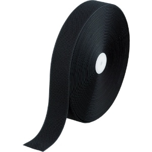 TRUSCO マジックテープ 縫製用B側 幅50mmX長さ25m 黒 マジックテープ 縫製用B側 幅50mmX長さ25m 黒 TMBH-5025-BK