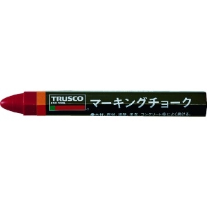 TRUSCO マーキングチョーク 赤 3本入 TMC-19-R