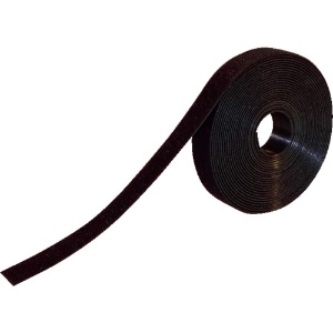 TRUSCO 耐候性マジックバンド[[R下]]結束テープ幅40mm長さ1.5m黒 TMKT-4015-BK