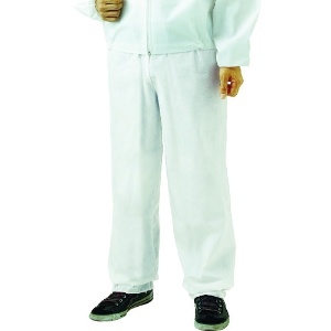 TRUSCO まとめ買い 不織布使い捨て保護服ズボン L (80着入) TPC-Z-L-80