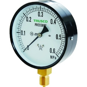 TRUSCO JIS汎用圧力計A型100φ 圧力レンジ0.0〜0.60MPa JIS汎用圧力計A型100φ 圧力レンジ0.0〜0.60MPa TPG100-0.6