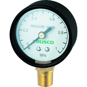 TRUSCO 圧力計 表示板径Φ40 立型口径R1/8表示 圧力計 表示板径Φ40 立型口径R1/8表示 TP-G40A