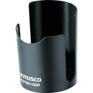 TRUSCO 樹脂マグネット缶ホルダー 黒 80mm TPMH-88BK