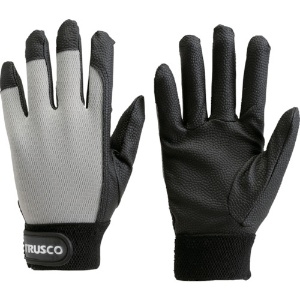 TRUSCO PU厚手手袋 Lサイズ グレー PU厚手手袋 Lサイズ グレー TPUG-G-L