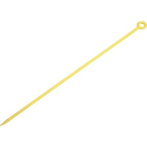 TRUSCO カラー異形ロープ止め丸型 黄 TRM-13150I