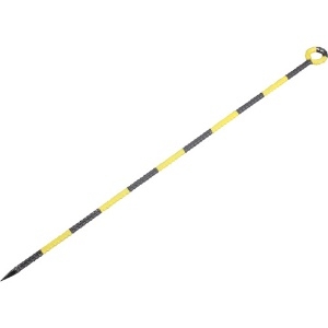 TRUSCO カラー異形ロープ止め丸型 黄/黒 TRM-13150I