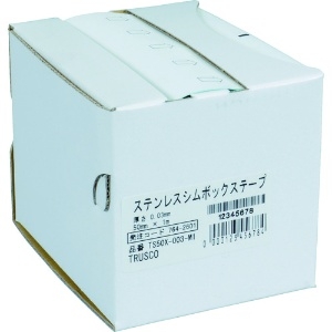 TRUSCO ステンレスシムボックステープ 0.005 100mmX1m ステンレスシムボックステープ 0.005 100mmX1m TS100X-0005-M1