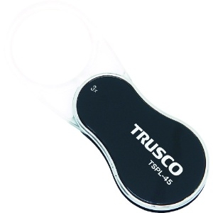 TRUSCO LED付スライドポケットルーペ レンズサイズ45mm 3倍 TSPL-45