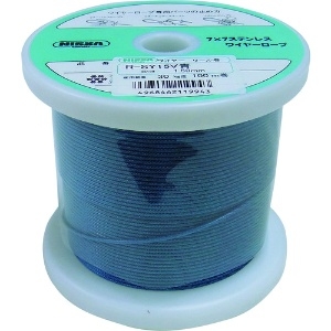 ニッサチェイン 青色 コーティングワイヤーロープ 1.2mm×100m TSY12V-BL
