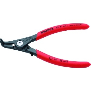 KNIPEX 軸用スナップリングプライヤー 曲 4941-A11