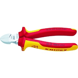 KNIPEX 絶縁1000V斜ニッパー 160mm 7026-160
