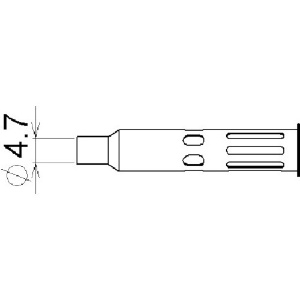 コテライザー ミニ用ホットブローチップ内径φ4.7 ミニ用ホットブローチップ内径φ4.7 71-01-52