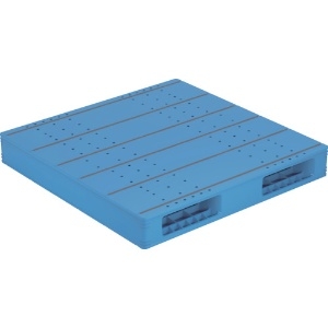 サンコー プラスチックパレット 840139 LX-1111R2-2(持手孔無) ブルー プラスチックパレット 840139 LX-1111R2-2(持手孔無) ブルー 84013901BL503