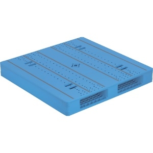 サンコー プラスチックパレット 840140 LX-1111R2-12 ブルー プラスチックパレット 840140 LX-1111R2-12 ブルー 84014001-BL503