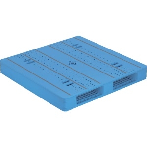 サンコー プラスチックパレット 840140 LX-1111R2-12 ブルー プラスチックパレット 840140 LX-1111R2-12 ブルー 84014001-BL503 画像2