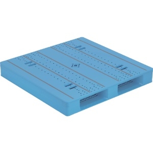 サンコー プラスチックパレット 840142 LX-1111D2-7 ブルー プラスチックパレット 840142 LX-1111D2-7 ブルー 84014201-BL503