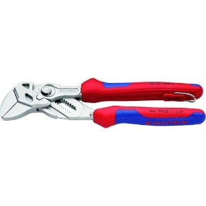KNIPEX プライヤーレンチ 落下防止リング付 180mm プライヤーレンチ 落下防止リング付 180mm 8605-180TBK