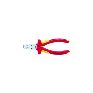 KNIPEX 9768-145A エンドスリーブ用絶縁圧着ペンチ 1000V 9768-145A エンドスリーブ用絶縁圧着ペンチ 1000V 9768-145A