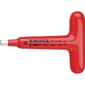 KNIPEX 絶縁1002VT型六角棒レンチ 8mm 9814-08