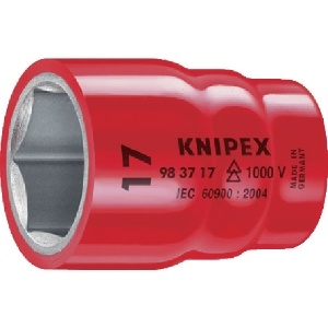 KNIPEX 絶縁ソケット 3/8X10mm 絶縁ソケット 3/8X10mm 9837-10