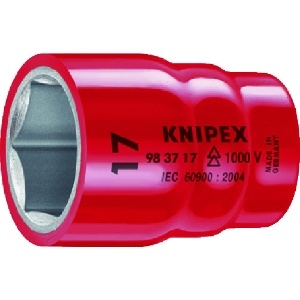 KNIPEX 絶縁ソケット 3/8X17mm 9837-17
