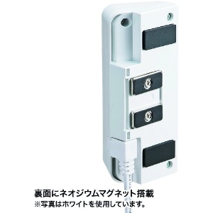 SANWA 【生産完了品】USB充電器(マグネット付) USB充電器(マグネット付) ACA-IP53BK 画像2