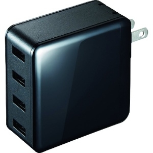 SANWA USB充電器 USB充電器 ACA-IP54BK