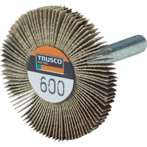 TRUSCO 薄型フラップホイール 40X5X6 #600 5個入 UF4005-600