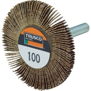 TRUSCO 薄型フラップホイール 50X5X6 #100 5個入 UF5005-100