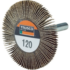 TRUSCO 薄型フラップホイール 50X5X6 #120 5個入 UF5005-120