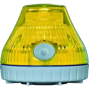 NIKKEI ニコPOT VL08B型 LED回転灯 80パイ 黄 VL08B-003DY