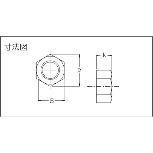 TRUSCO 六角ナット 1種 S45C M5 32個入 六角ナット 1種 S45C M5 32個入 Y221-0005 画像2