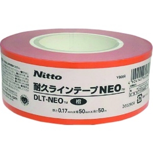 ニトムズ 耐久ラインテープDLT-NEO50x50橙 耐久ラインテープDLT-NEO50x50橙 Y6064 画像2