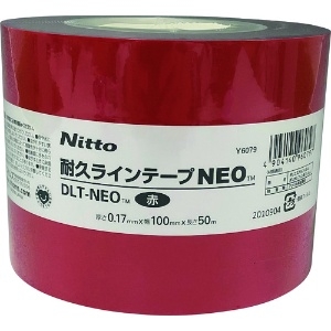 ニトムズ 耐久ラインテープDLT-NEO100x50赤 耐久ラインテープDLT-NEO100x50赤 Y6079 画像2
