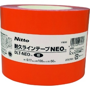 ニトムズ 耐久ラインテープDLT-NEO100x50橙 耐久ラインテープDLT-NEO100x50橙 Y6080 画像2