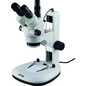 TRUSCO ズーム実体顕微鏡 三眼 LEDリング照明付 SCOPRO(スコープロ) ズーム実体顕微鏡 三眼 LEDリング照明付 SCOPRO(スコープロ) ZMSR-T1