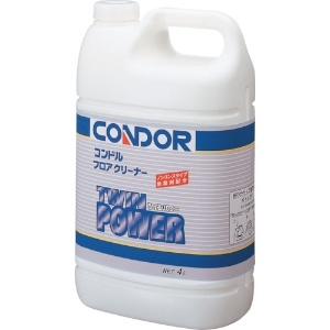 コンドル 床用洗剤 フロアクリーナー「ツインパワー」 4L 床用洗剤 フロアクリーナー「ツインパワー」 4L C301-04LX-MB