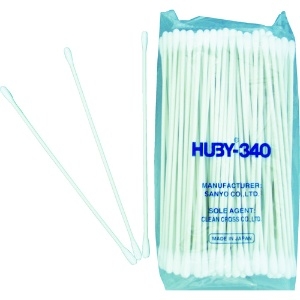 HUBY HUBY 6インチ 工業用綿棒(先端砲弾型)CA-007SP (100本入) CA-007SP