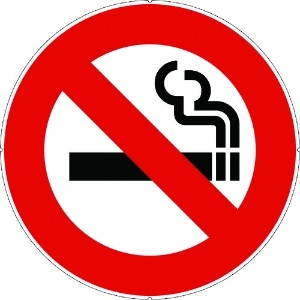 カーボーイ カラープラポールサインキャッププレート 禁煙 CP39