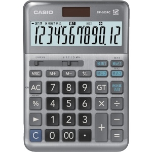 カシオ 軽減税率電卓(デスクタイプ) DF-200RC-N