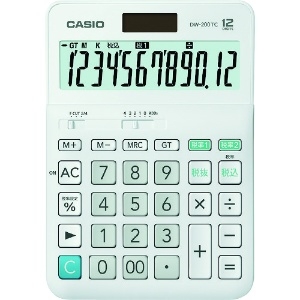 カシオ W税率電卓(デスクタイプ) DW-200TC-N