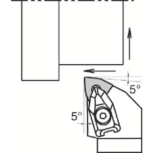 京セラインダストリアルツールズ 外径・端面加工用ホルダ DWLN 外径・端面加工用ホルダ DWLN DWLNL2020K-08