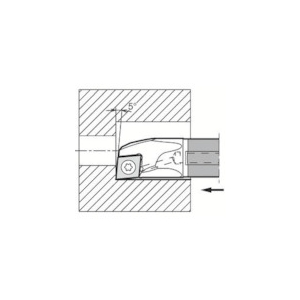 京セラインダストリアルツールズ 内径・奥端面加工用鋼バー S-SCLC-A 内径・奥端面加工用鋼バー S-SCLC-A E12Q-SCLCR06-14A