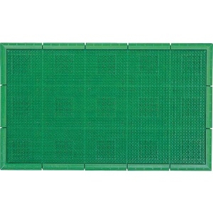 コンドル エバック 屋外用マット サンステップマット #6 600mm×900mm 緑 F-131-6-G