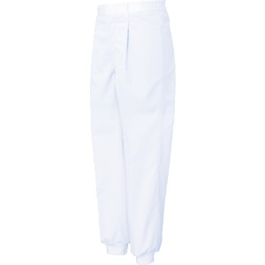 サンエス 女性用混入だいきらい横ゴム・裾口ジャージパンツ S ホワイト FX70978J-S-C11
