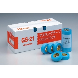 カモ井 マスキングテープガラスサッシ用(7巻入) GS21JAN-18