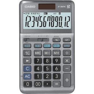 カシオ 軽減税率電卓(ジャストタイプ) 軽減税率電卓(ジャストタイプ) JF-200RC-N